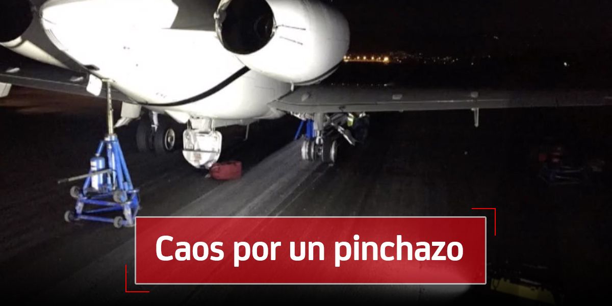 El pinchazo del vuelo chárter que retrasó cerca de 70 vuelos en El Dorado