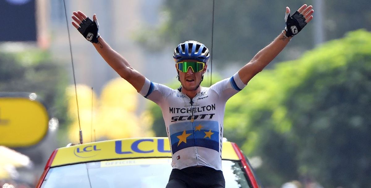 Trentin ganó la etapa en el Tour de Francia en un día tranquilo para los favoritos