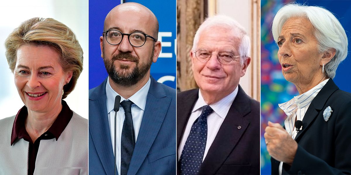 Dos mujeres y dos hombres, los cuatro nuevos rostros de la Unión Europea