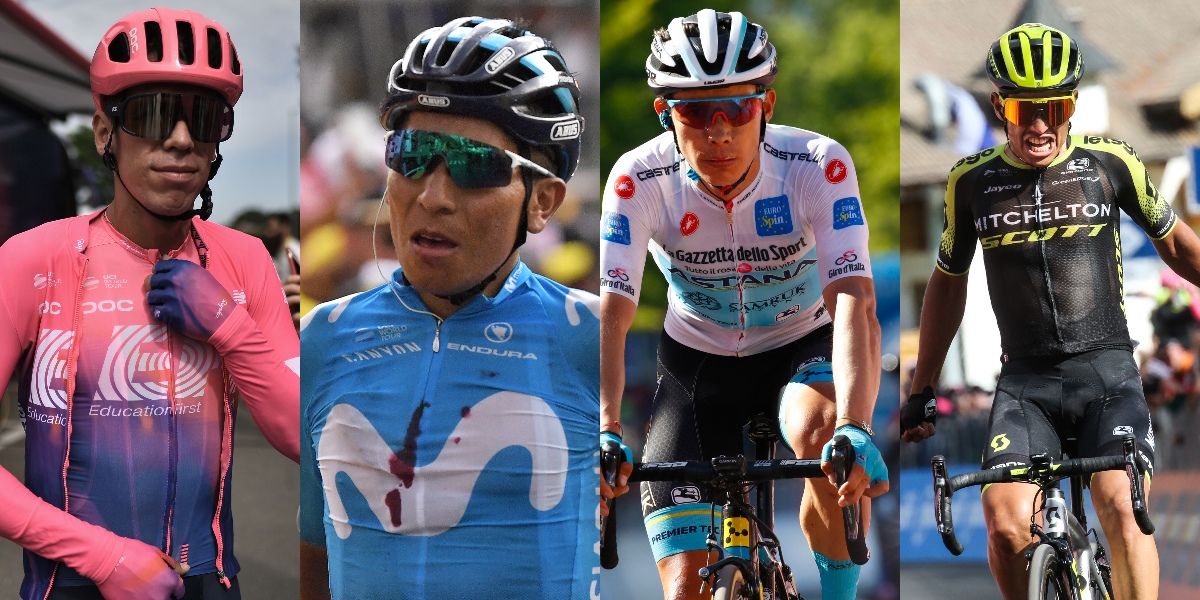 Estos son los diez colombianos que correrán la Vuelta a España 2019