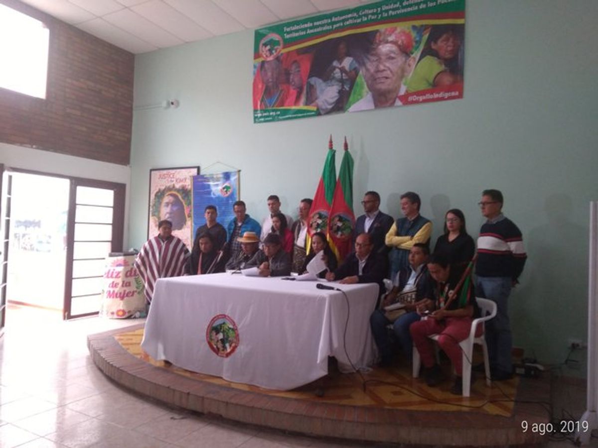 Organización Nacional Indígena de Colombia declara emergencia humanitaria