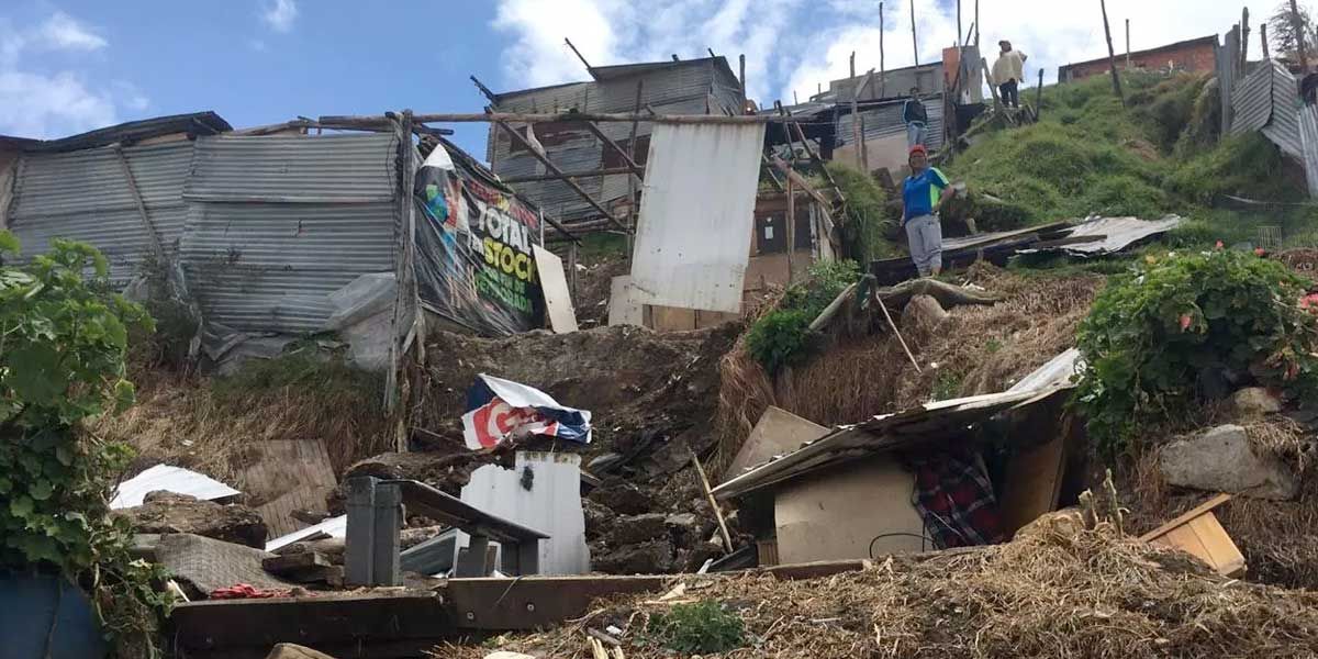 Alerta por deslizamientos en Ciudad Bolívar: hay 242 familias en riesgo