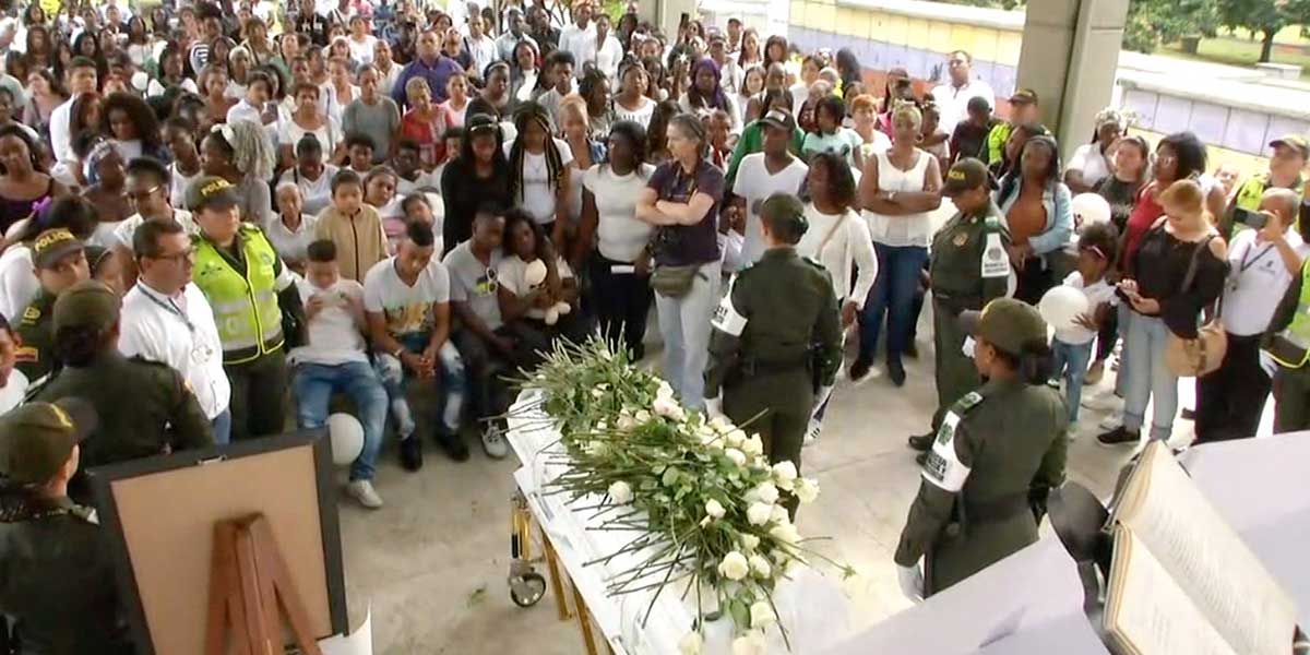Último adiós al menor desaparecido y encontrado muerto en la comuna 8 de Medellín