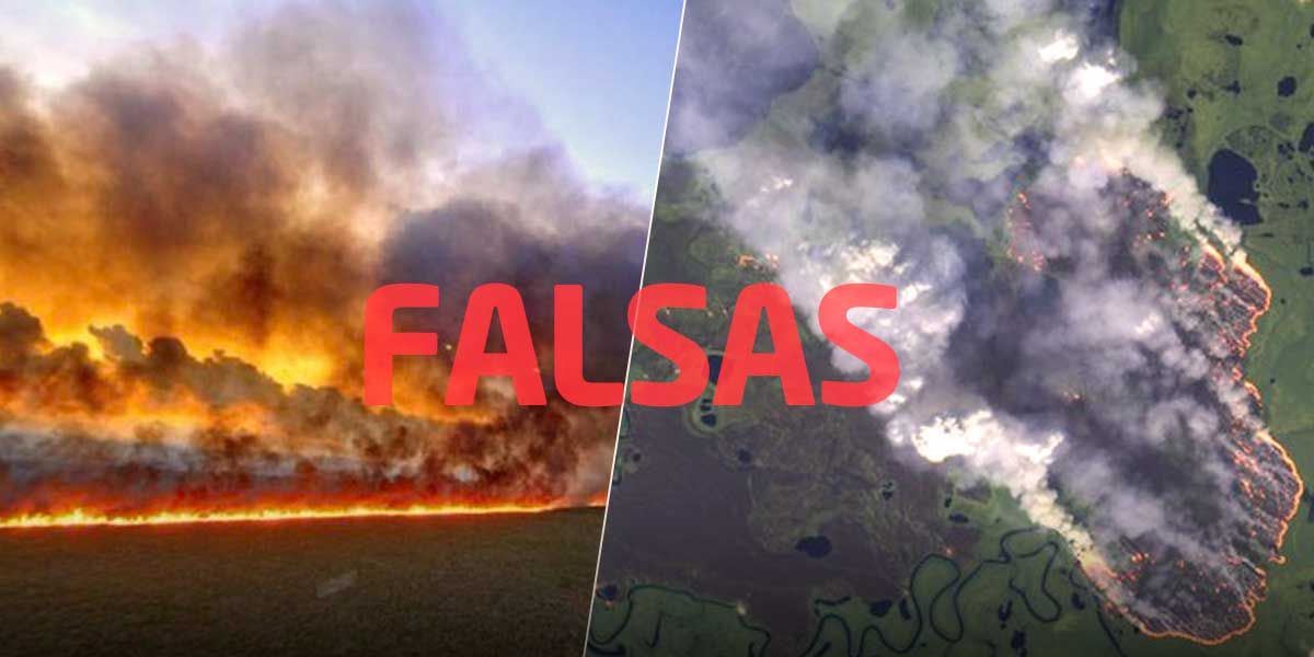 ¡No las compartan más! Estas imágenes del incendio en la Amazonía son falsas