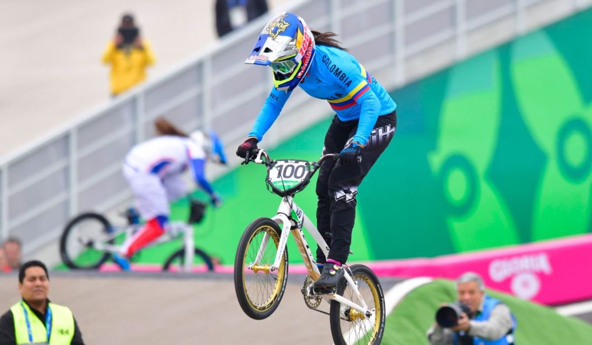 Mariana Pajón ganó oro para Colombia en BMX de Juegos Panamericanos