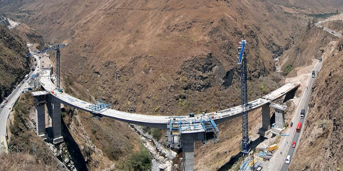 Lista la primera calzada del Guáitara, el puente más largo del suroccidente del país