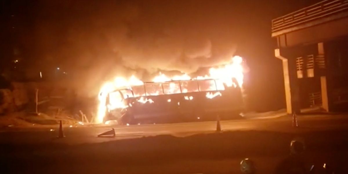 Fiscalía reveló la identidad del cabecilla detrás de la quema de buses en Soacha