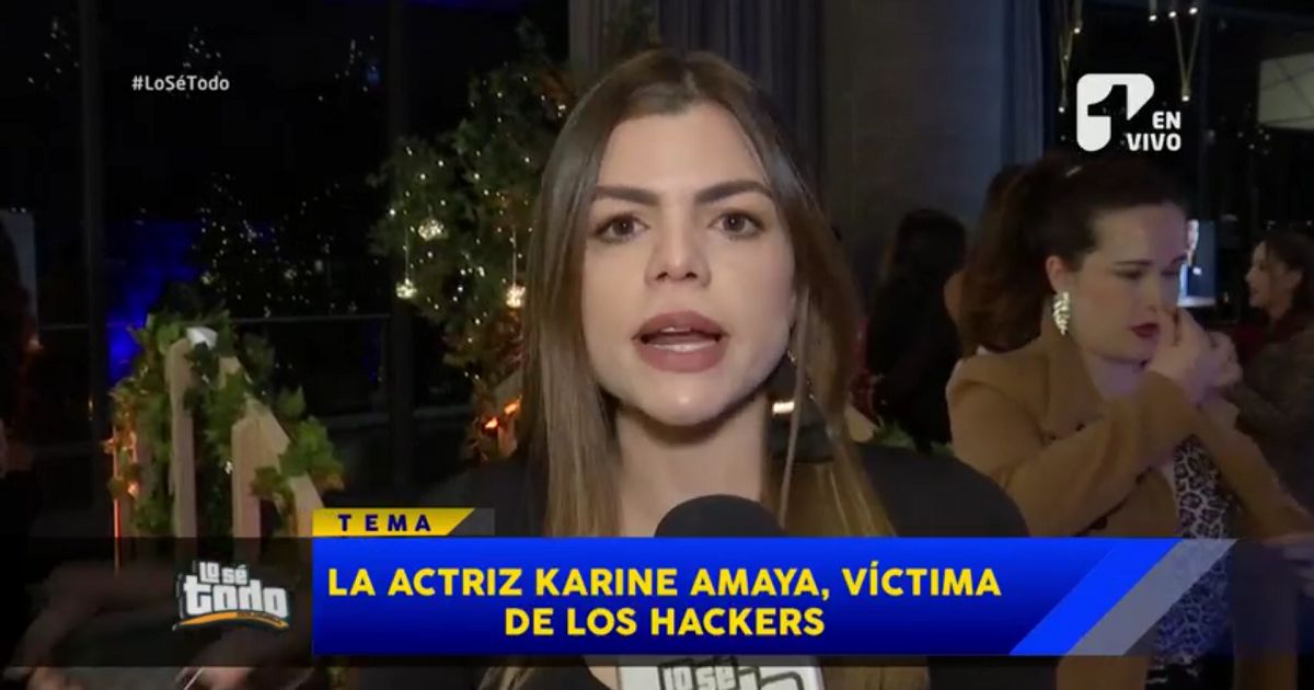 Karine Amaya casi es víctima de hackeo en sencillo truco en el que muchos caerían