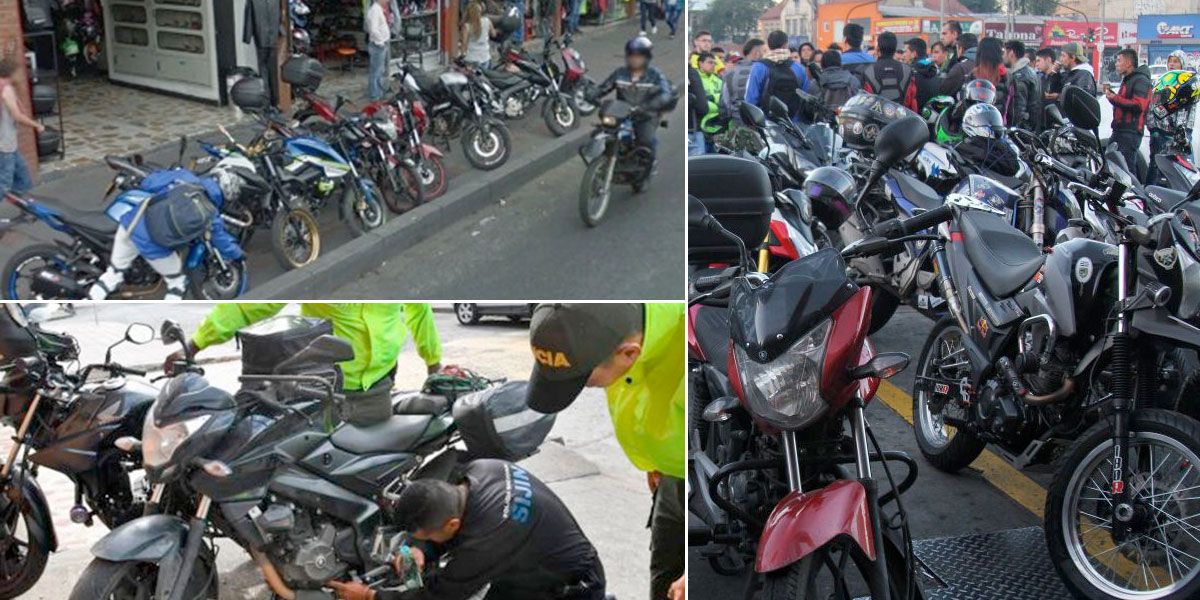 ¿Qué marcas de moto son las favoritas de los ladrones en Bogotá?