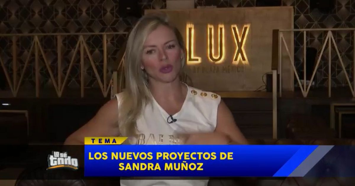 Los nuevos proyectos de Sandra Muñoz tras retirarse de la actuación
