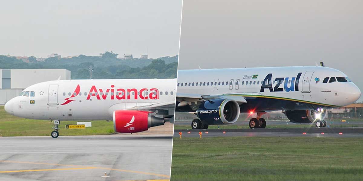 Aerolíneas Avianca y Azul de Brasil firman acuerdo de código compartido
