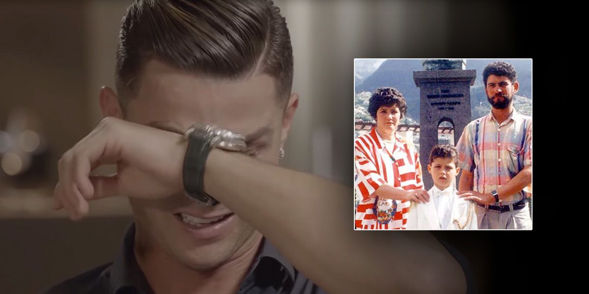 Video: Cristiano Ronaldo rompe en llanto al contar que su padre no lo pudo ver triunfar por el alcoholismo