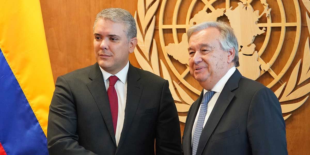 ONU pide al presidente Duque mejorar la seguridad en las antiguas zonas del conflicto armado