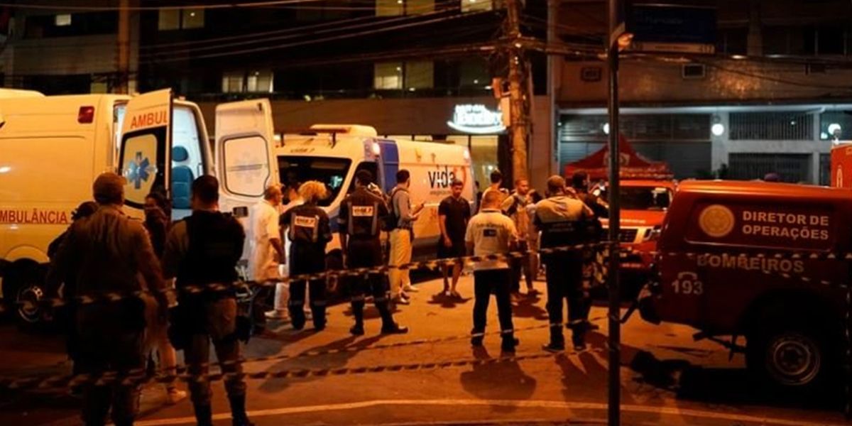 Al menos 10 muertos deja incendio en hospital de Río de Janeiro