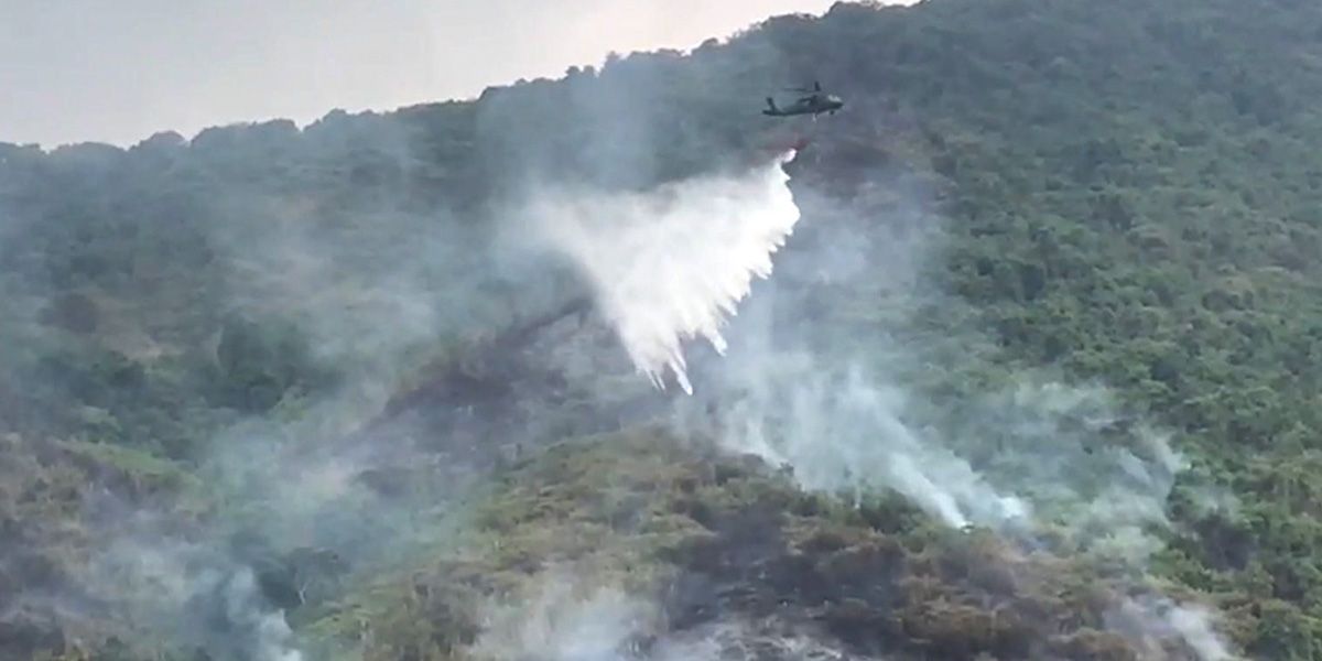 Un incendio, ahora en el subsuelo, consume la reserva Cerro Gordo de Yumbo, Valle
