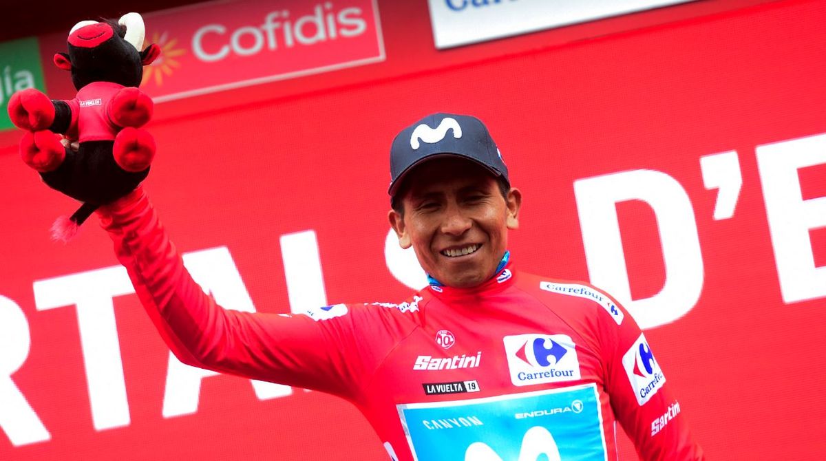 Entre la lluvia y el granizo: Nairo Quintana, nuevo líder de La Vuelta