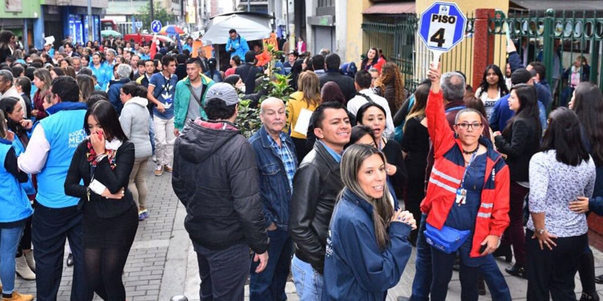 Prepárese para un nuevo simulacro de evacuación en Bogotá