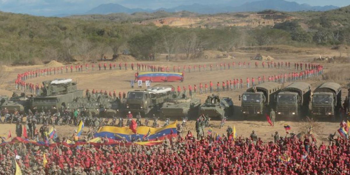 Se inician los ejercicios militares de Venezuela en la frontera con Colombia