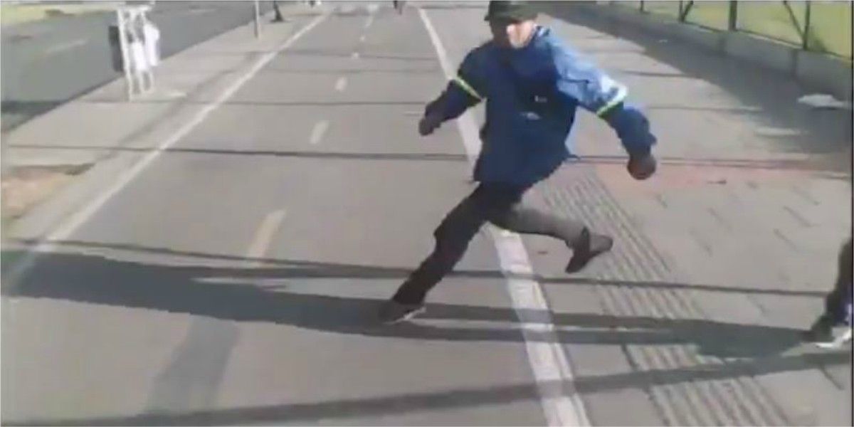 video bogota robo bicicleta a mujer localidad de suba