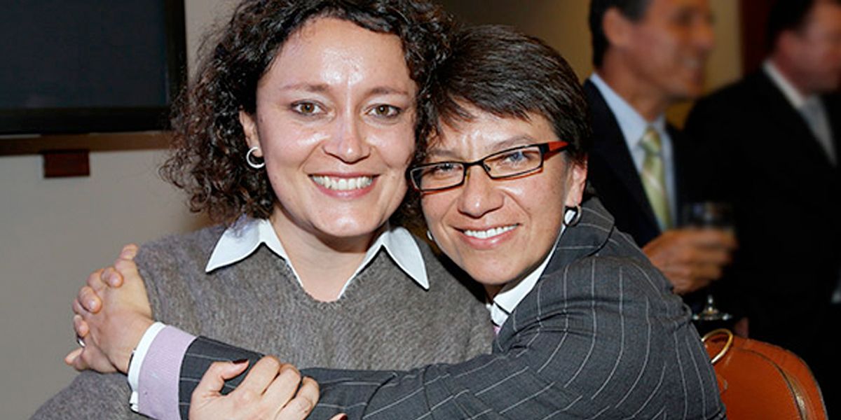 Esta es la historia de amor de Angélica Lozano y Claudia López, la nueva alcaldesa de Bogotá