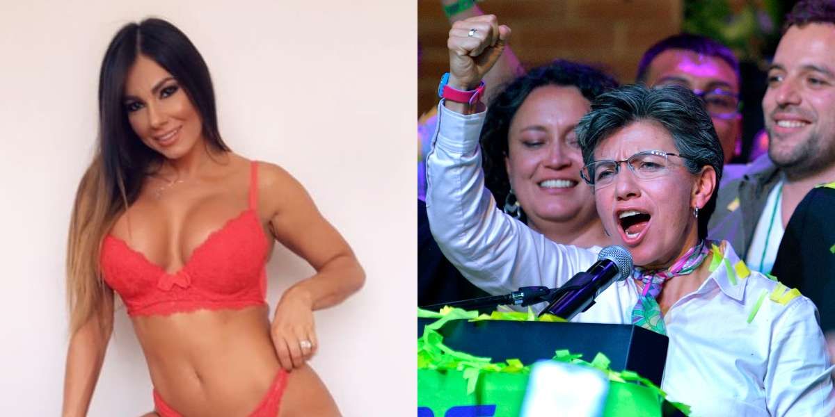 La extravagante forma en la que Esperanza Gómez felicitó a Claudia López