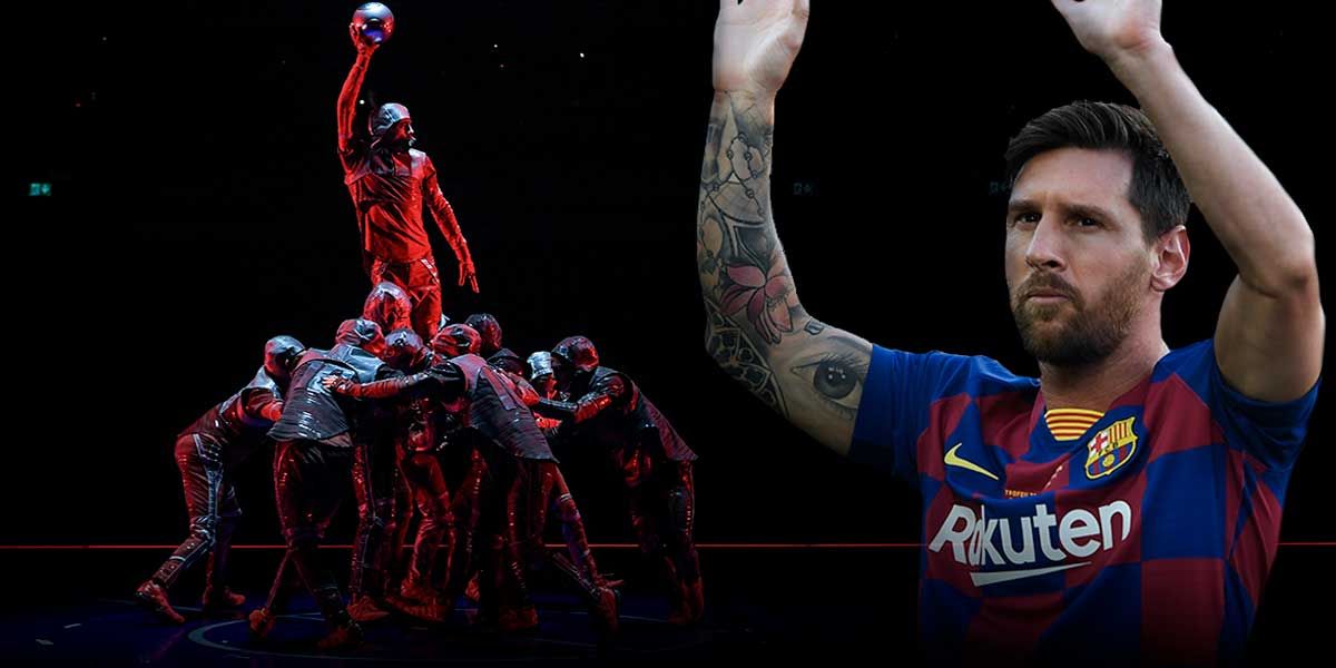 Dos gigantes en escenario: así contará el Circo del Sol la magia de Lionel Messi