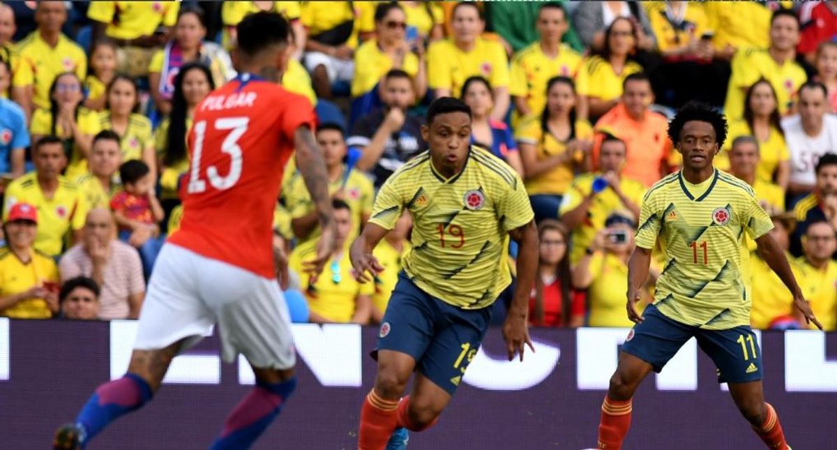 Colombia empató sin goles ante Chile; preocupación por la lesión de Duván Zapata
