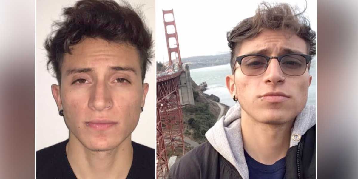 Estudiante colombiano lleva cinco días desaparecido en California, EE. UU.