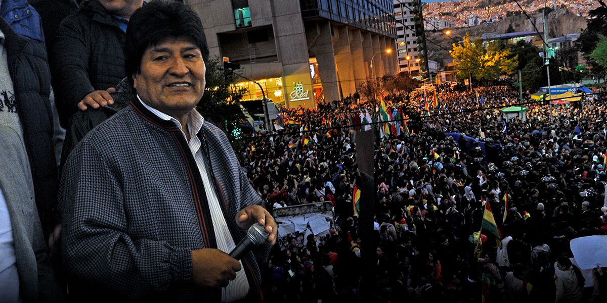Evo Morales a punto de ganar reelección en Bolivia, oposición denuncia fraude