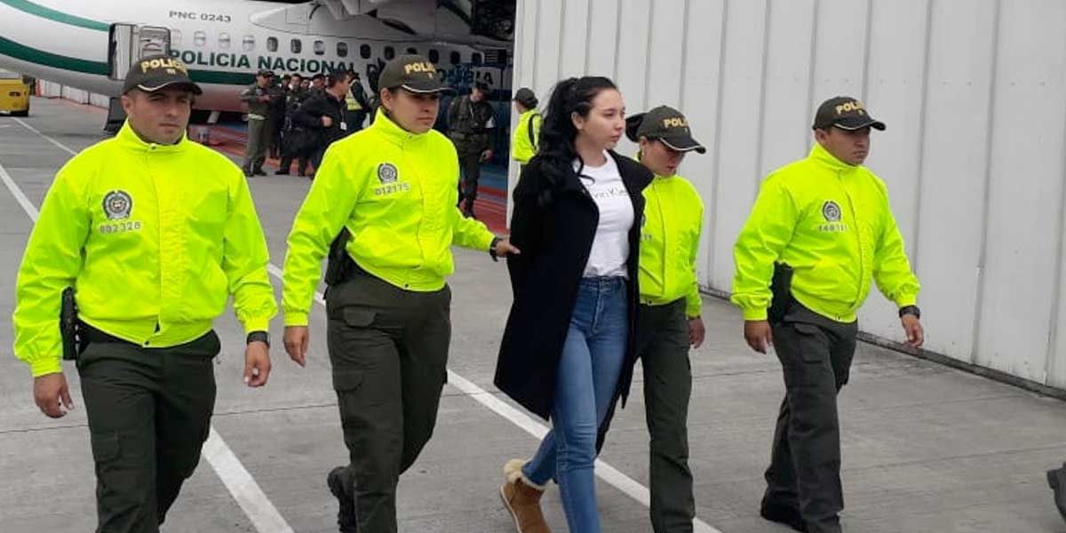 Llega a Bogotá la hija de Aida Merlano tras ser capturada en Barranquilla