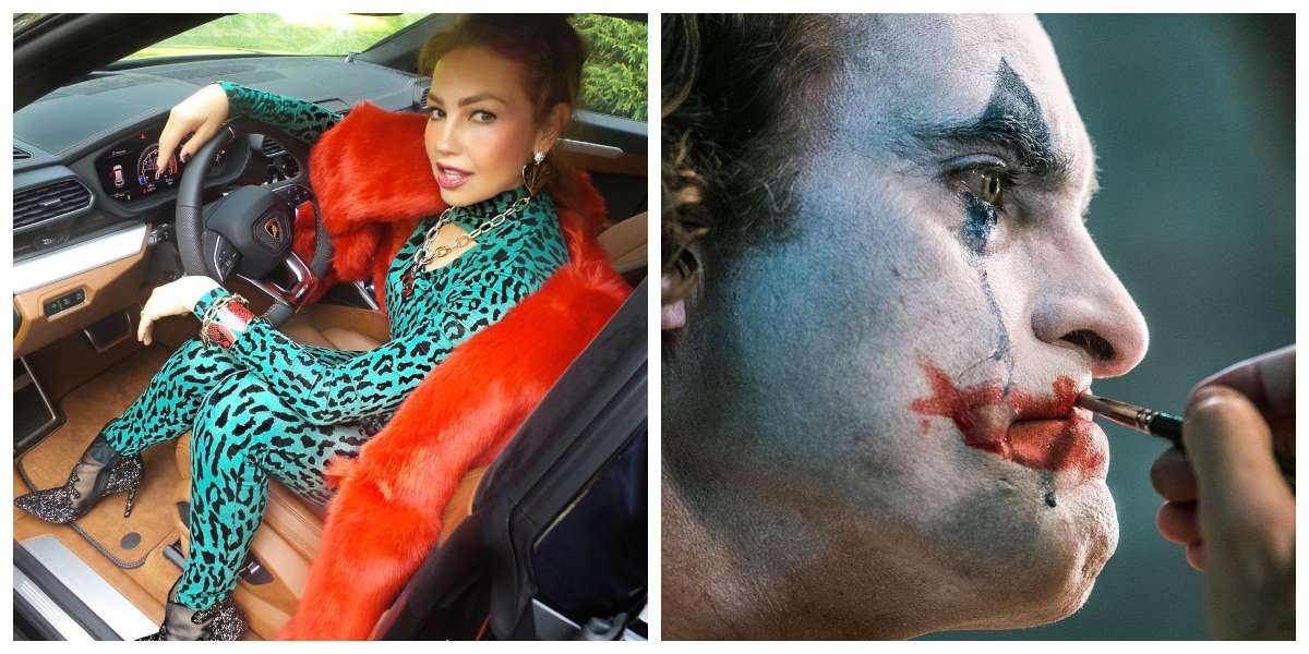 Thalía fue comparada con el Joker y sus divertidas respuestas se volvieron virales