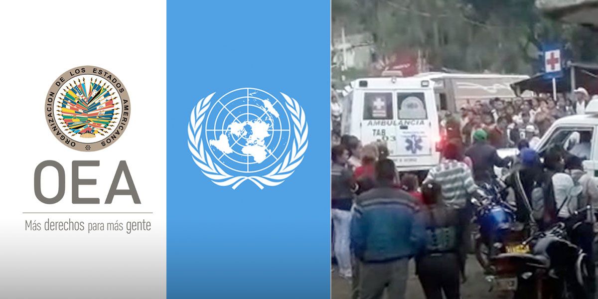 ONU y OEA repudian masacre de guardias indígenas en Tacueyó, Cauca