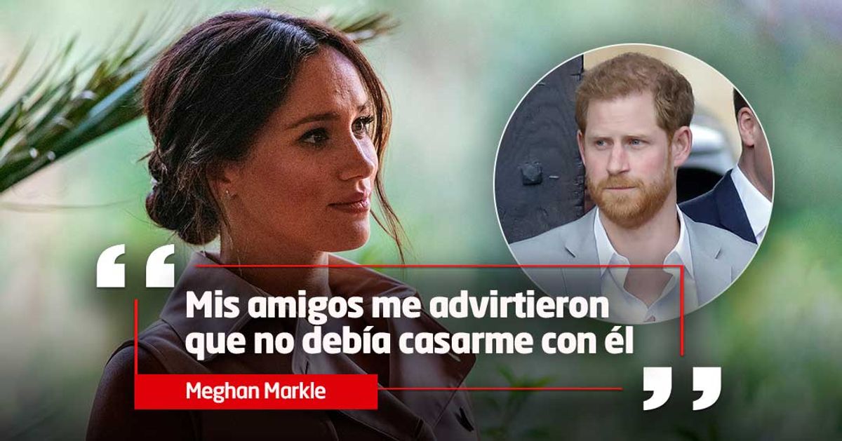 Inesperada confesión de Meghan Markle sobre su matrimonio con el príncipe Harry de Inglaterra