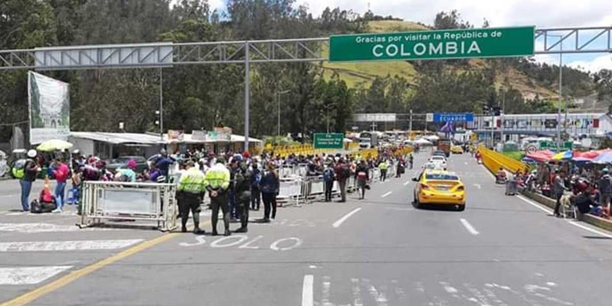 Principal cruce entre Ecuador y Colombia se reabre tras siete días de protestas