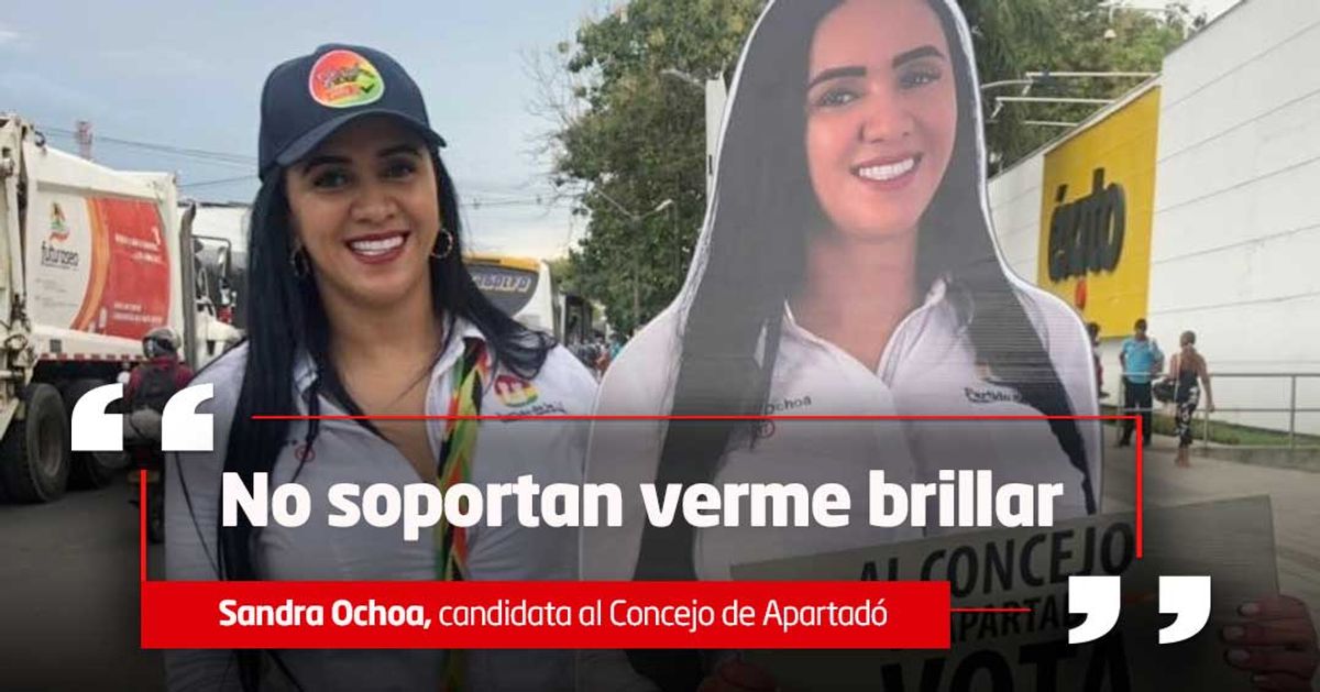 La polémica reaparición de Sandra Ochoa, candidata de Apartadó que deseó la violación de una mujer y su hija
