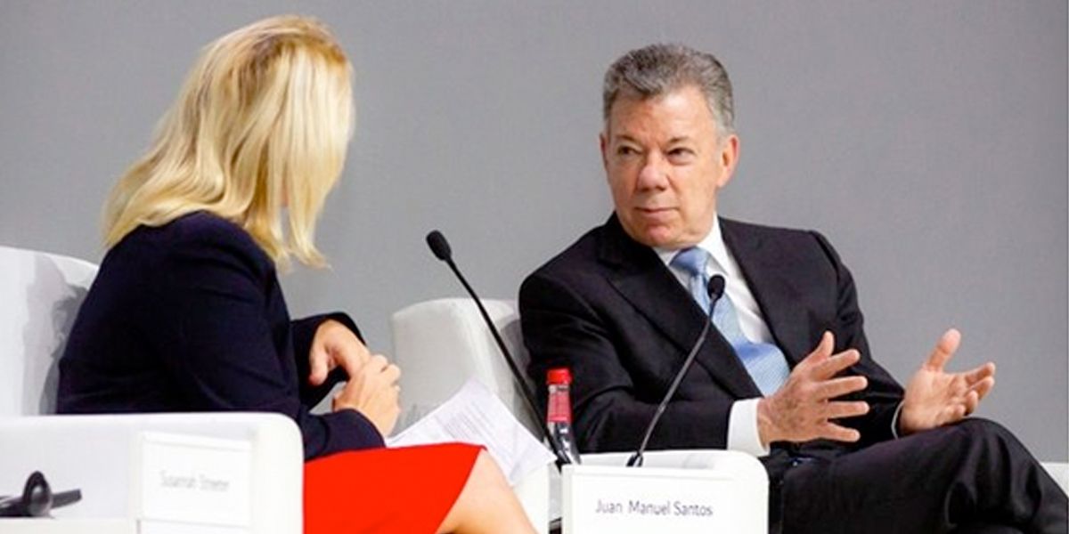 El cambio climático es “peor” que una guerra nuclear: Juan Manuel Santos