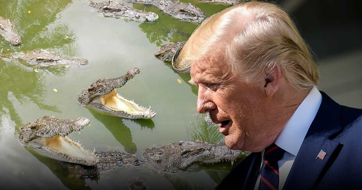 Trump niega haber pedido cocodrilos para detener a migrantes en la frontera