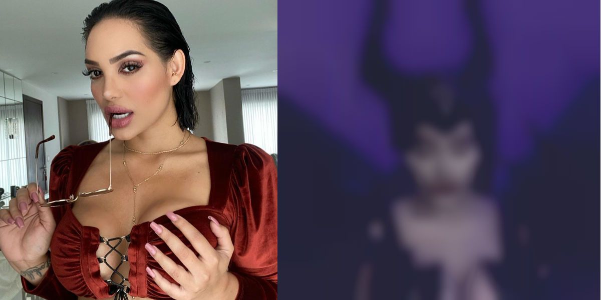 ¿Andrea Valdiri superó a Angelina Jolie con su sensual disfraz de Maléfica?