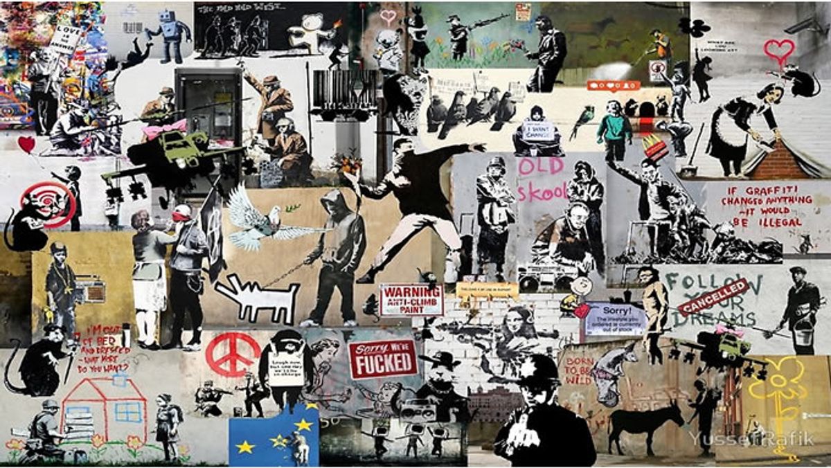 Por primera vez revelan fotografías de Banksy, el artista que se niega a mostrar su cara