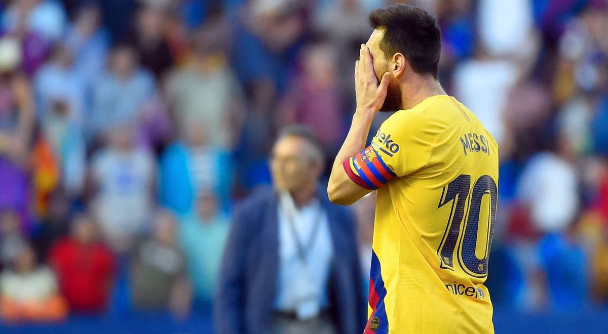 Barcelona cayó sorpresivamente ante el Levante; Suárez salió lesionado