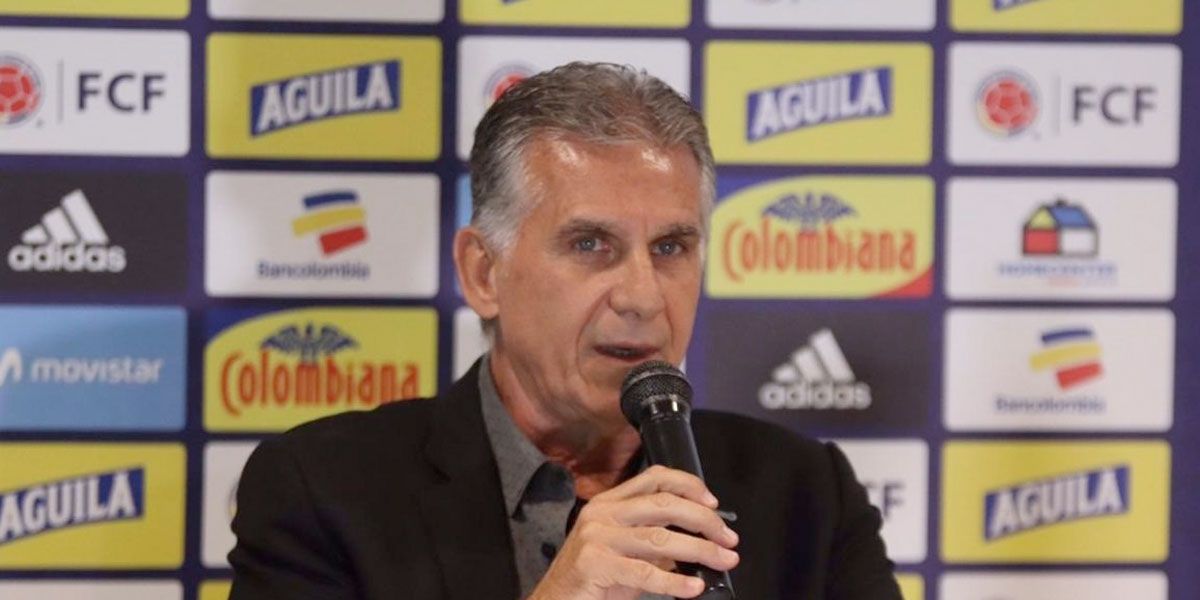 Queiroz revela los jugadores con los que enfrentará a Perú y Ecuador en noviembre