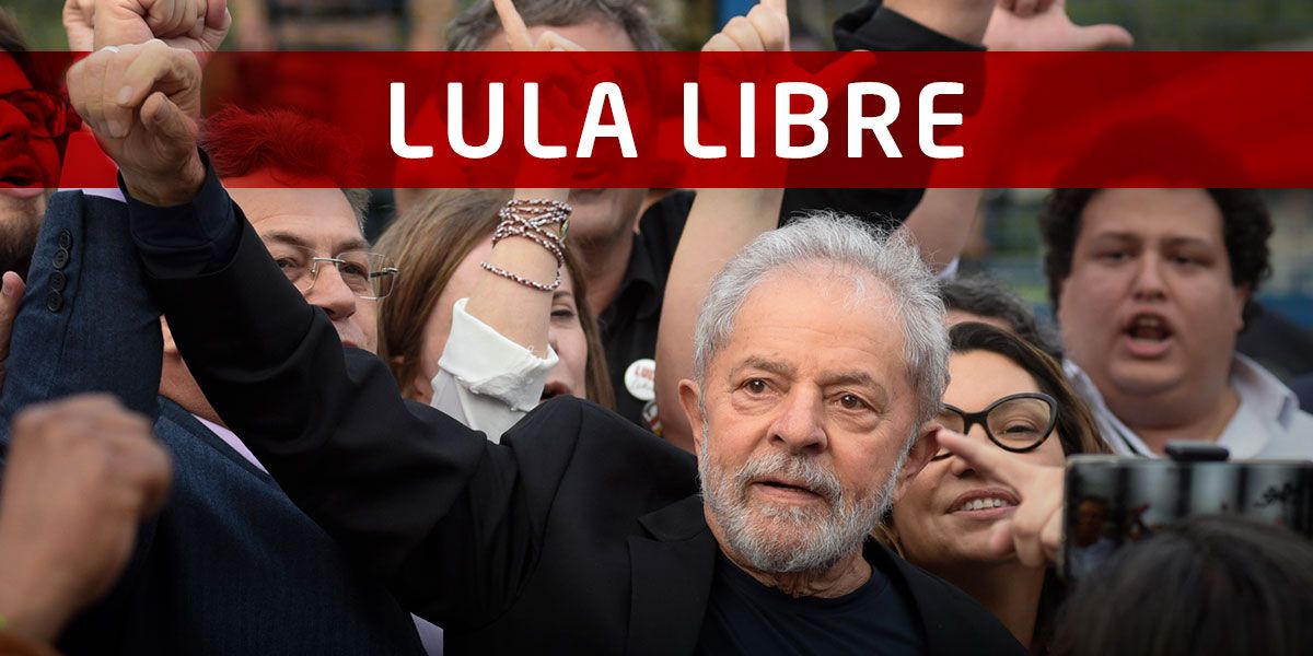 Lula libre: el expresidente de Brasil sale de la cárcel después de 1 año y 7 meses