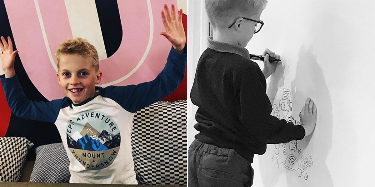 Un ‘genio’ de 9 años: lo regañaban por dibujar y ahora le pagan por hacer murales