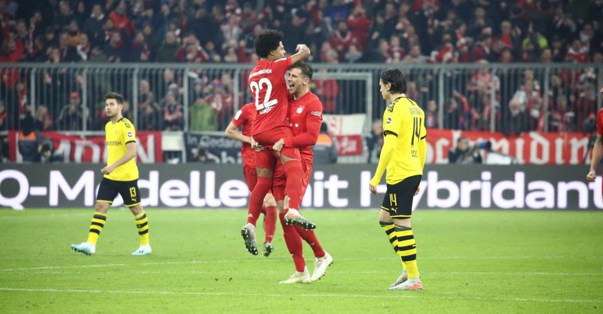 Bayern Múnich goleó al Borussia Dortmund y se metió nuevamente en la pelea por la Bundesliga