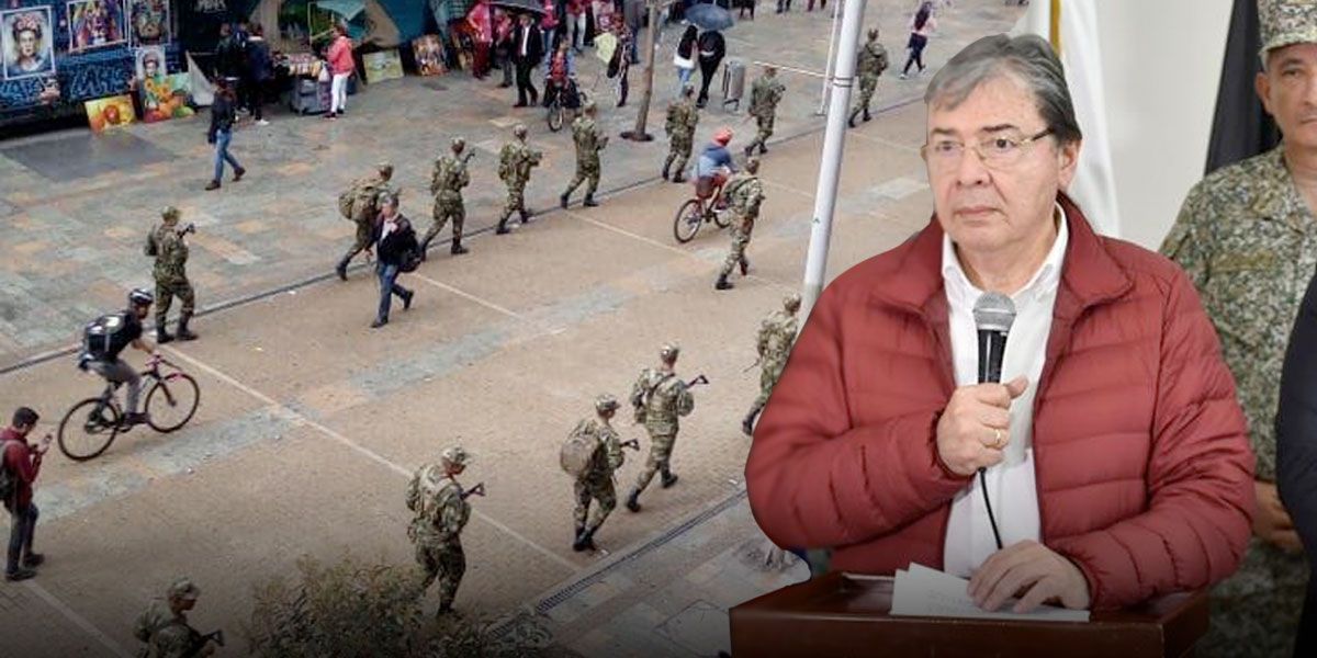 MinDefensa aclara por qué hay Ejército patrullando en Bogotá