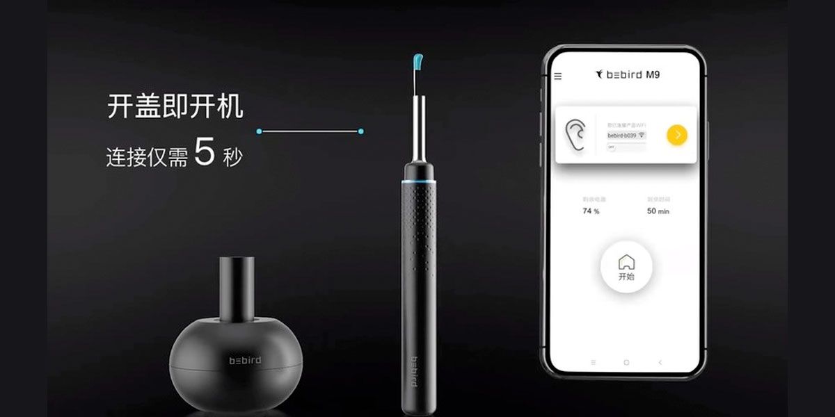 Compañía china lanza limpiador de oídos con cámara y conexión Wi-Fi