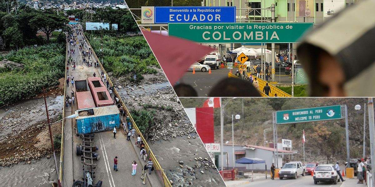 Colombia cerró fronteras con Ecuador, Perú, Brasil y Venezuela por paro del 21N