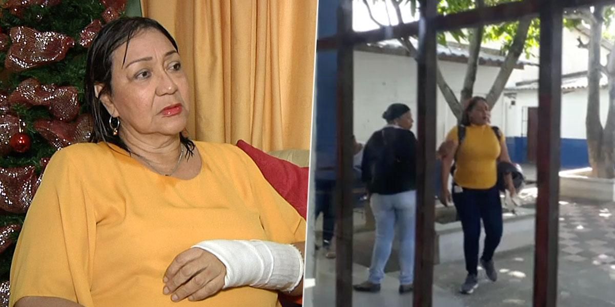 Madre le fracturó el brazo a docente por bajo rendimiento de su hijo en Barranquilla