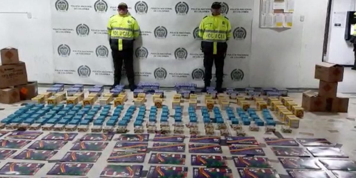 Policía incautó 115 kilos de pólvora que eran transportados de manera ilegal en Bogotá