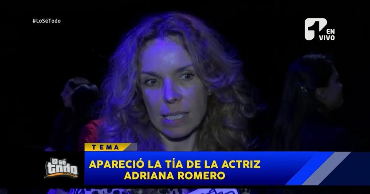 Encuentran la tía de Adriana Romero, reportada como desaparecida por la actriz
